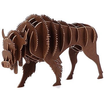 3D papierové modely bizón